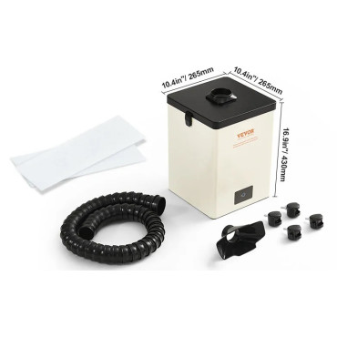 Extractor humo 150 W Filtro de 3 Capas medidas