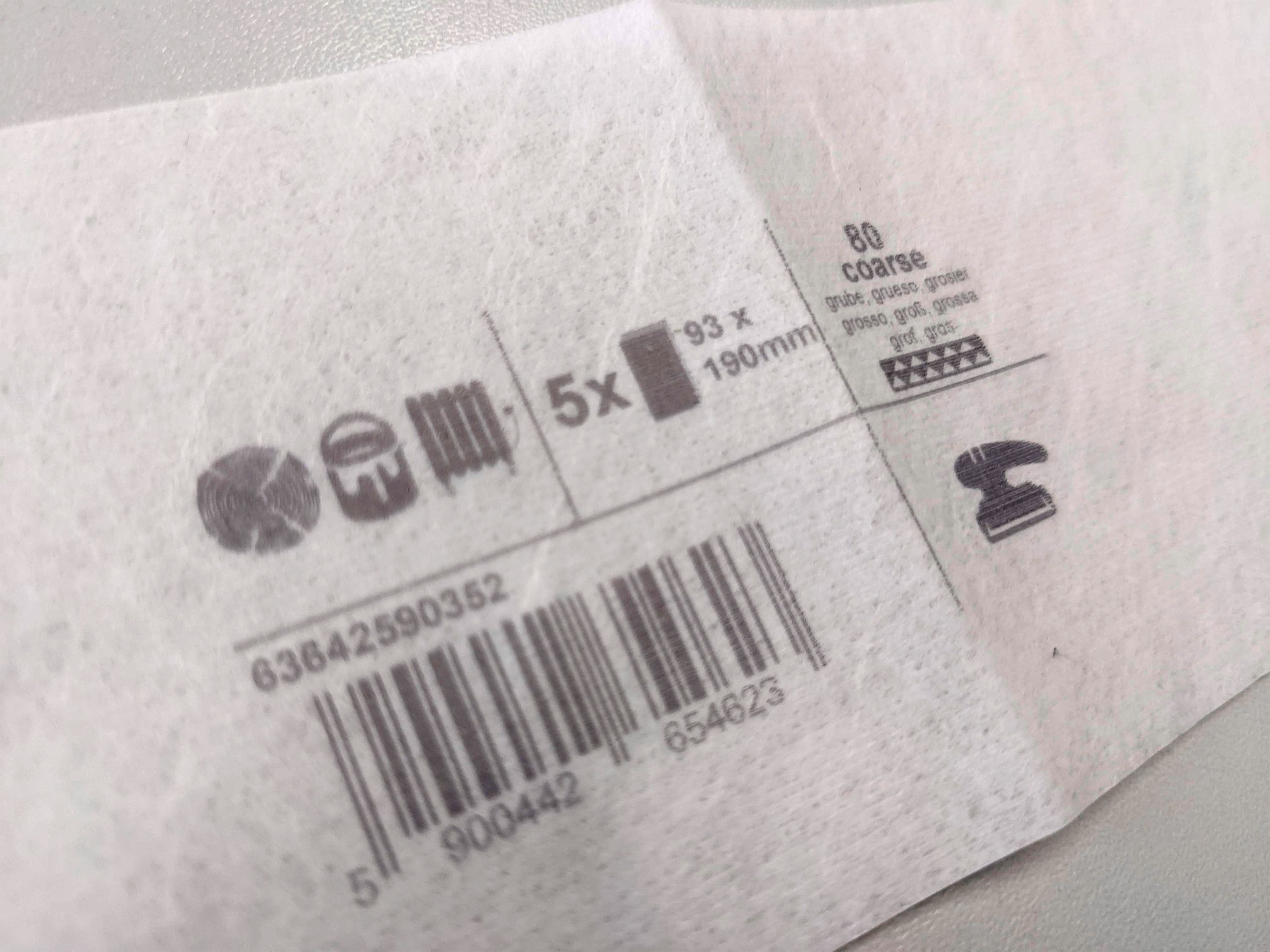 codigo de barras y logotipo sobre bolsa de papel o fibra_coding_on_filter